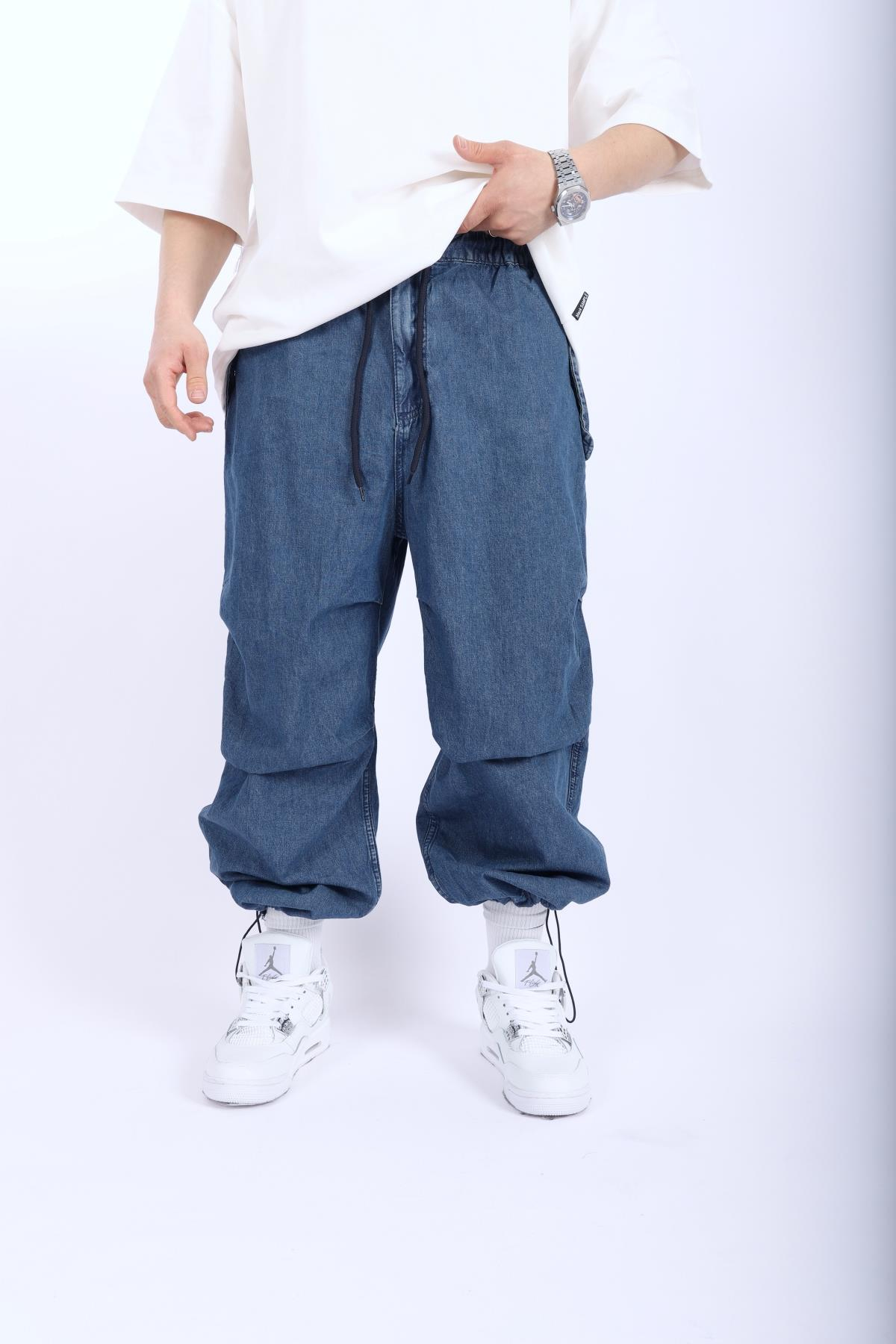 PB Lastik Paça İnce Kumaş Jean Pantolon P931