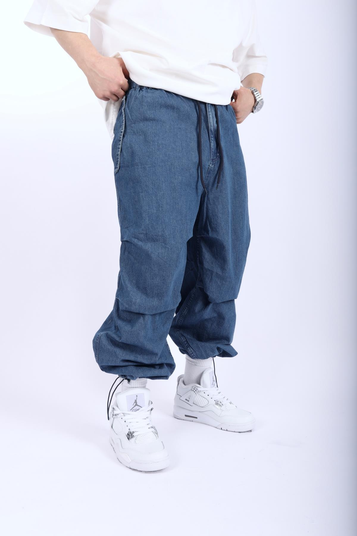 PB Lastik Paça İnce Kumaş Jean Pantolon P931
