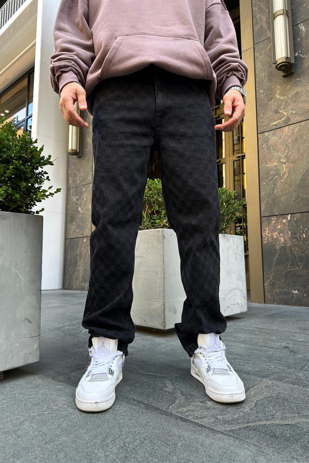 Pequs Desenli Füme Jean Pantolon P752