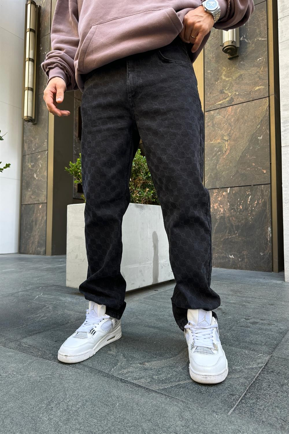 Pequs Desenli Füme Jean Pantolon P752