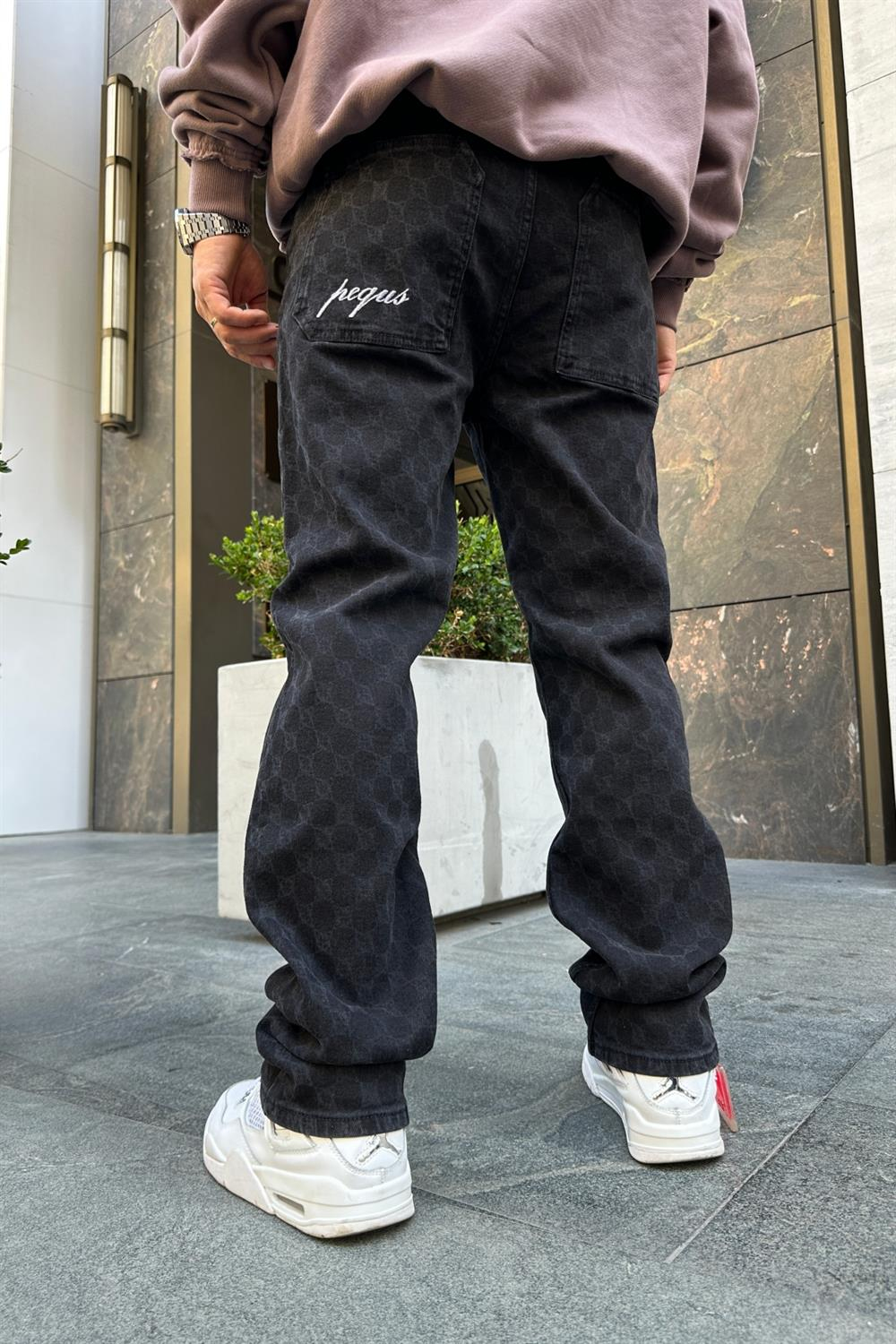 Pequs Desenli Füme Jean Pantolon P752