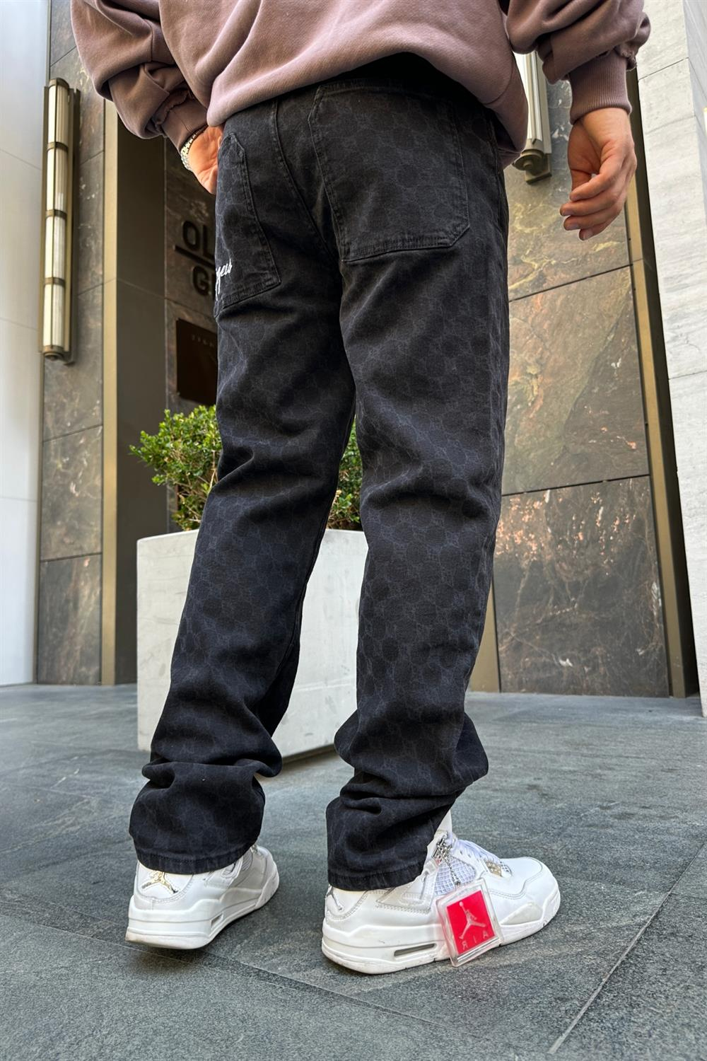 Pequs Desenli Füme Jean Pantolon P752