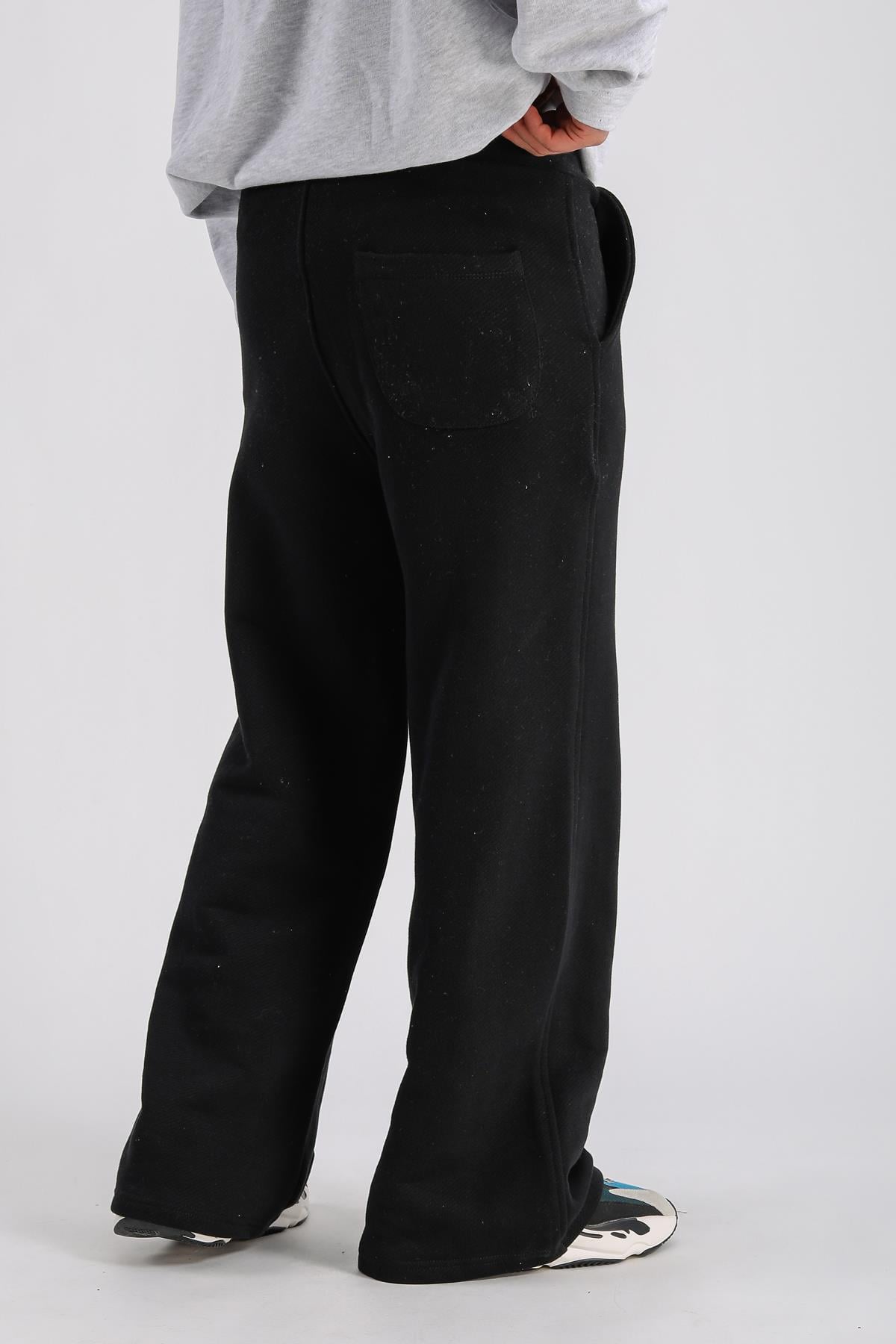 Pgdr Nakışlı Siyah Basic Eşofman ESF541