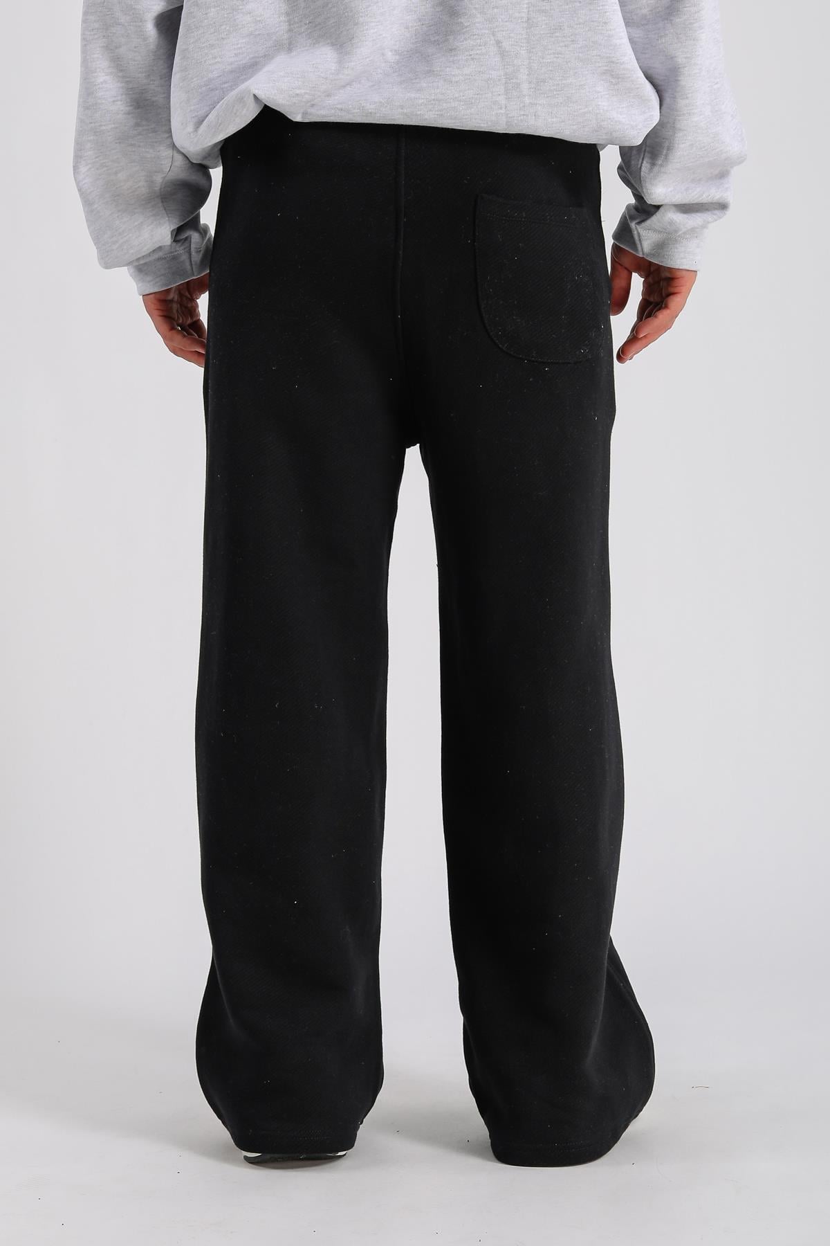 Pgdr Nakışlı Siyah Basic Eşofman ESF541