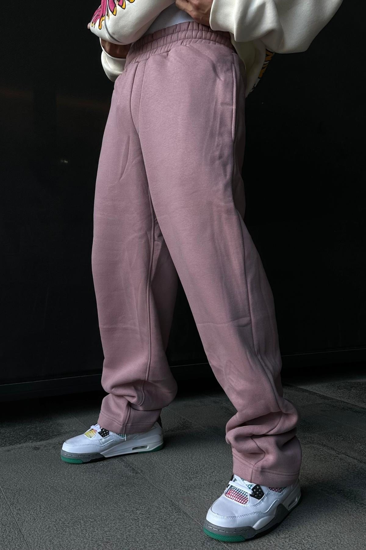 Pink Basic Boru Paça Eşofman ESF480