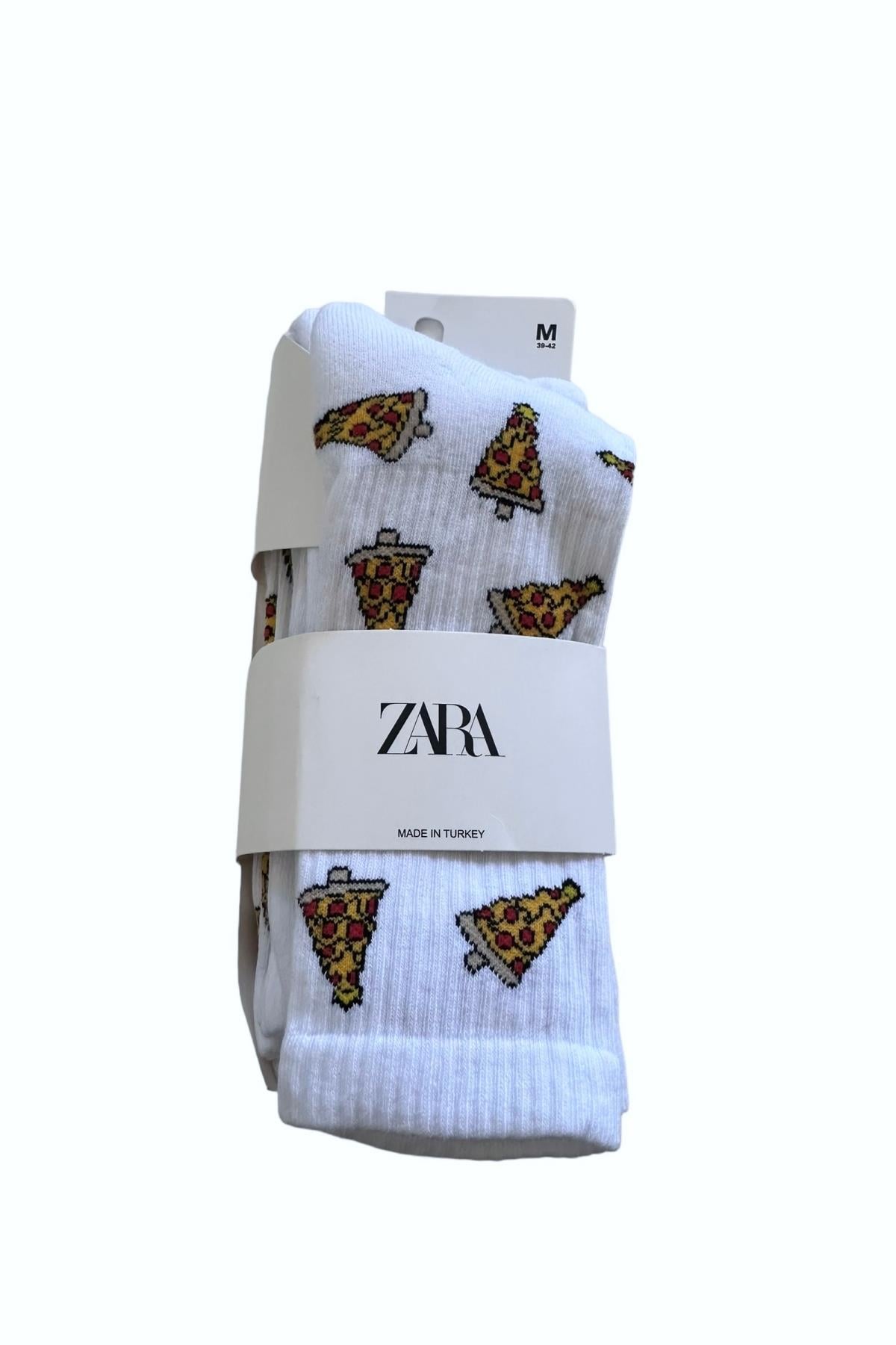 Pizza 3'lü ZR Çorap CR002