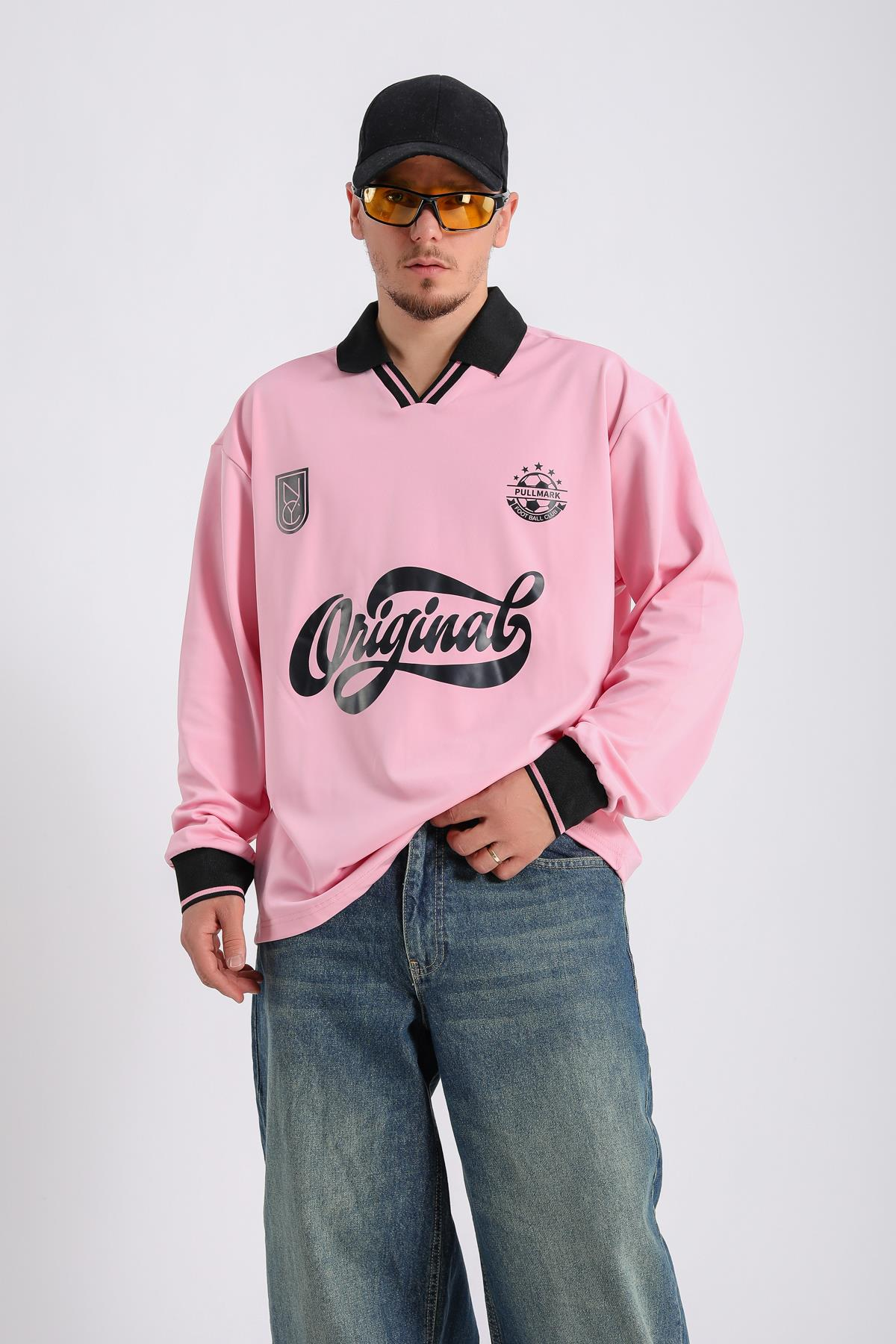 Polo Yaka Pembe Oversize Sleeved Forma SW1115