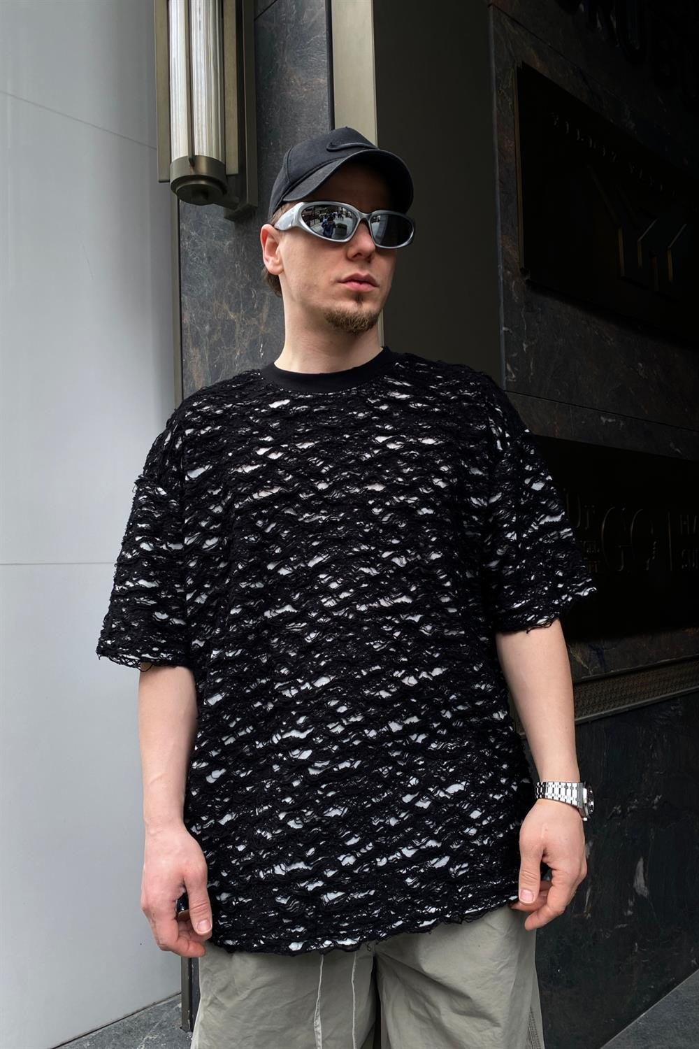 Premium Siyah Oversize Tshirt T567