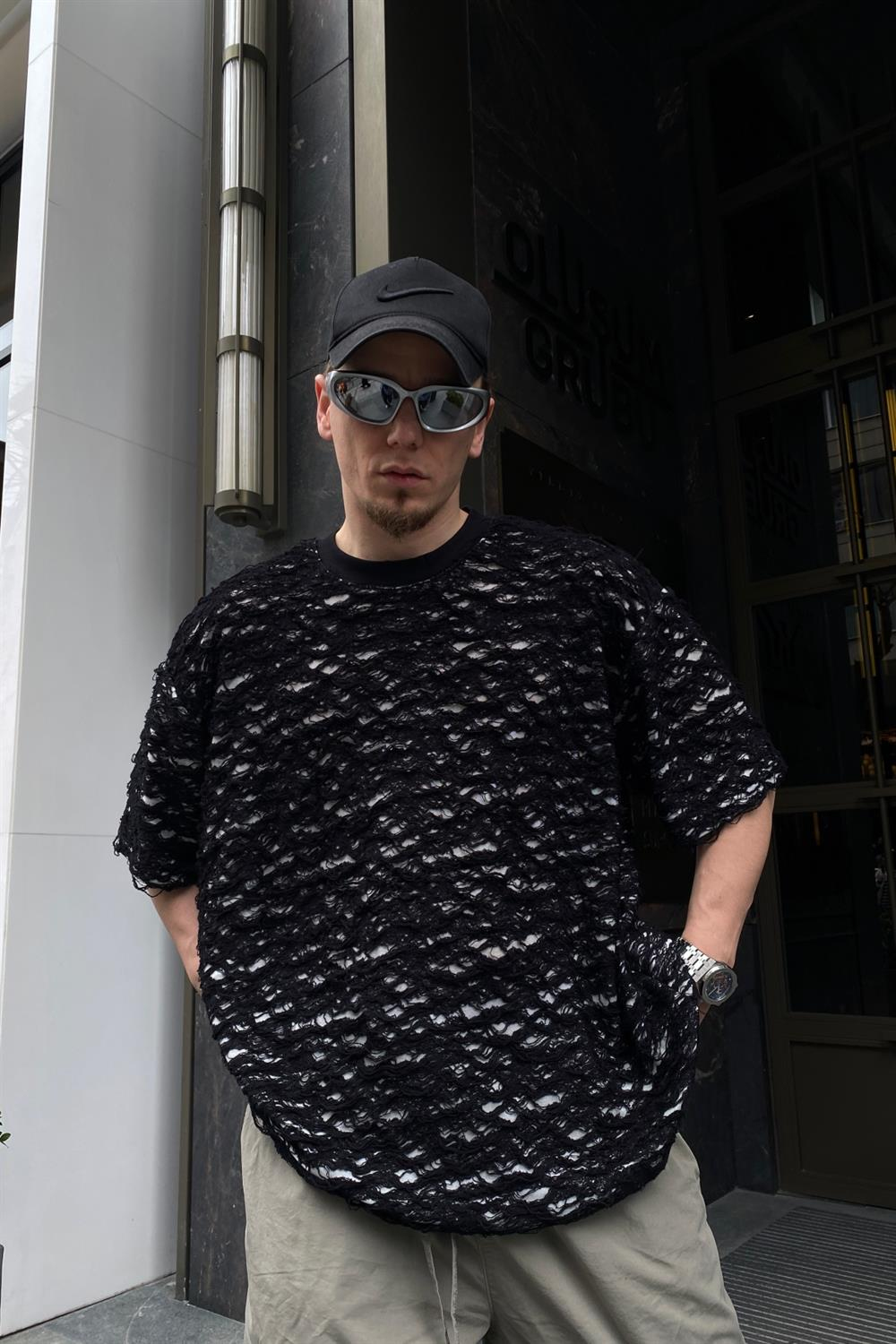 Premium Siyah Oversize Tshirt T567