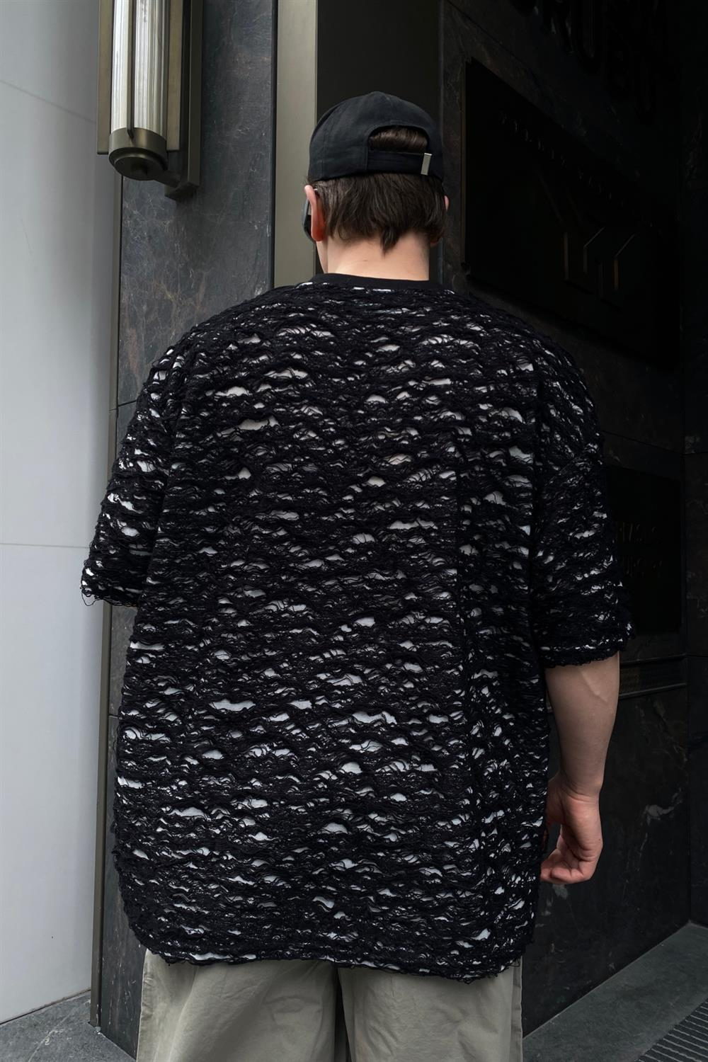 Premium Siyah Oversize Tshirt T567
