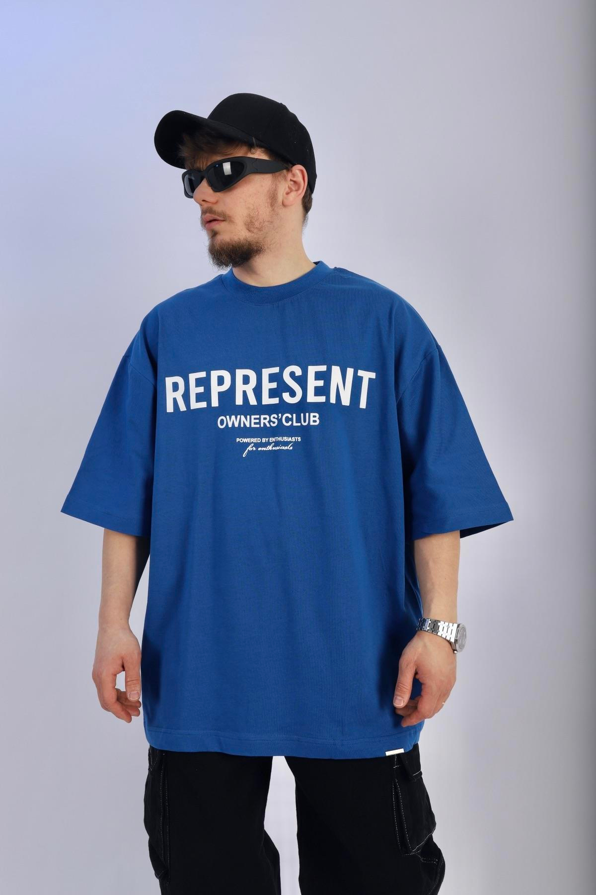 Represent Owners Mavi Oversize Tshirt T890