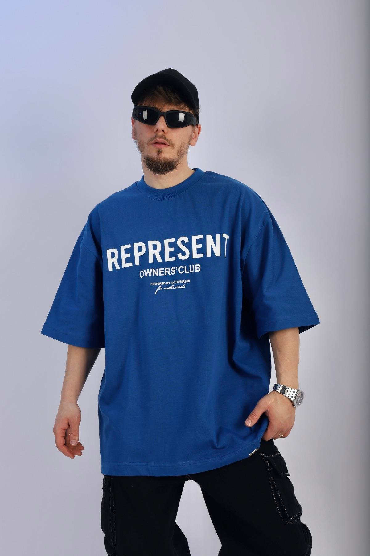 Represent Owners Mavi Oversize Tshirt T890