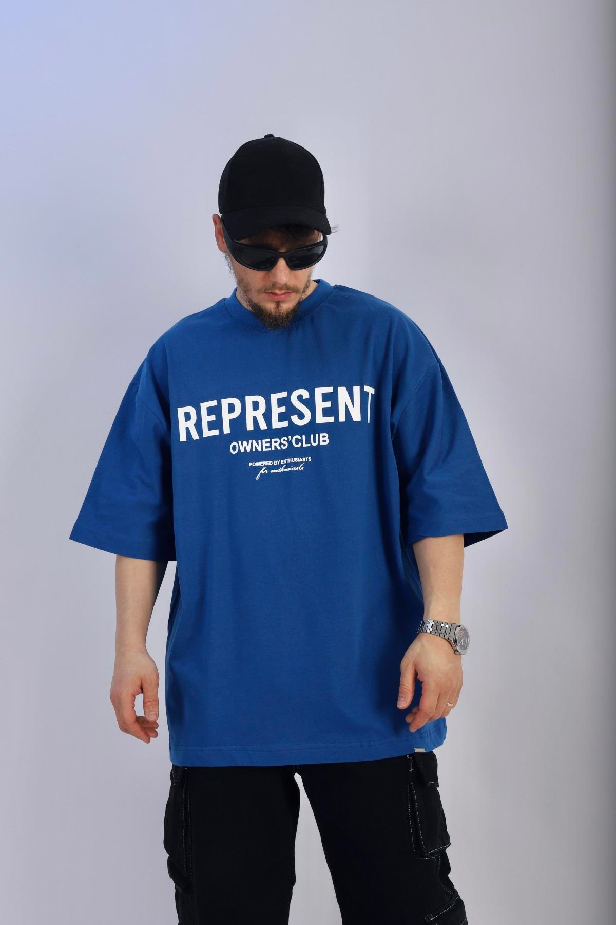 Represent Owners Mavi Oversize Tshirt T890