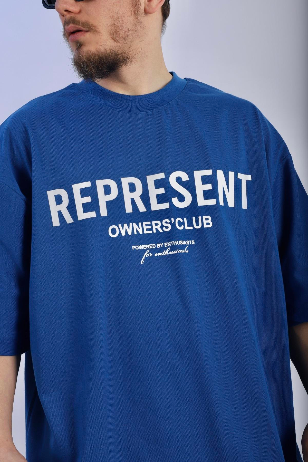 Represent Owners Mavi Oversize Tshirt T890