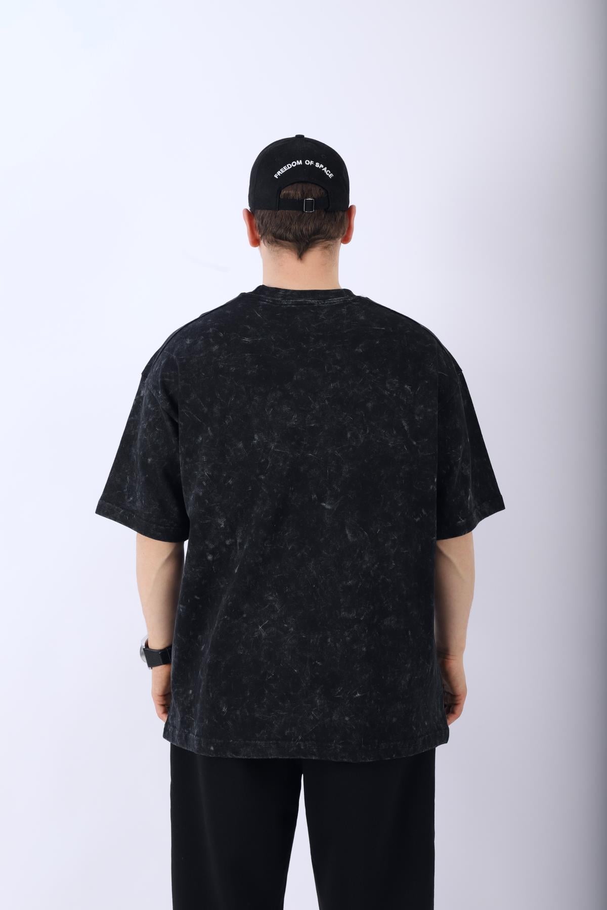 Review Acid Wash Oversize Tshirt T943