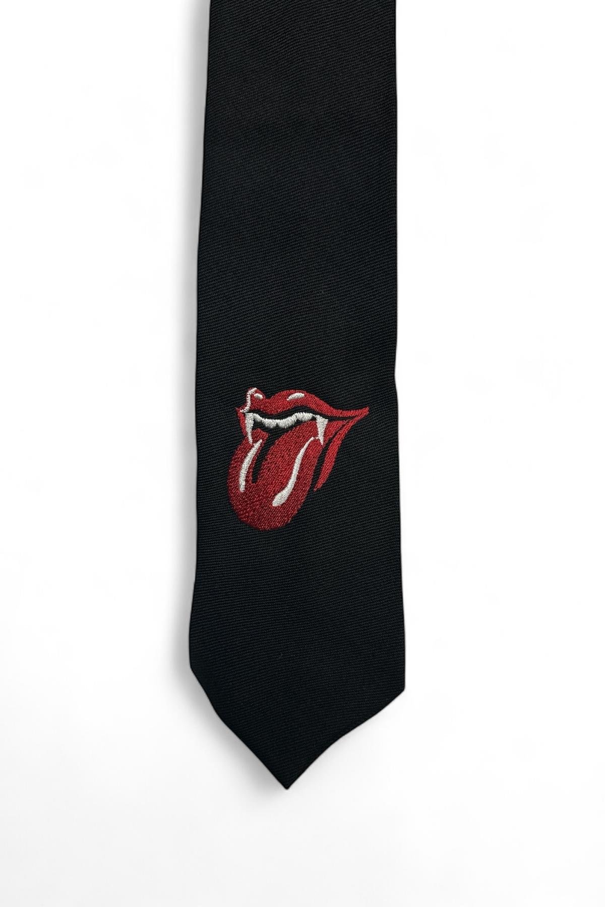 Rolling Stones Nakışlı Kravat
