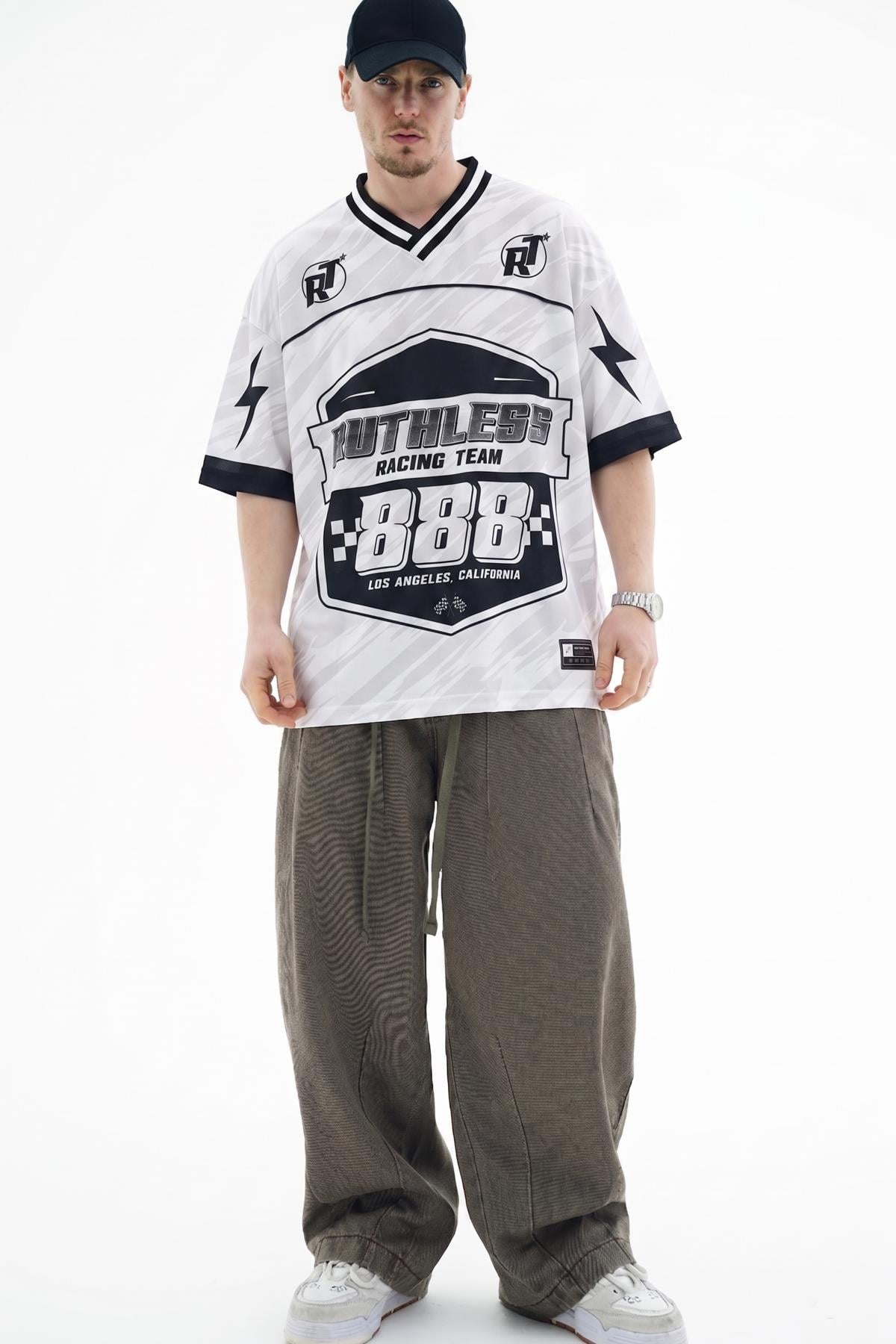 Ruth Baskılı Oversize Forma Tshirt JC01 26Y158