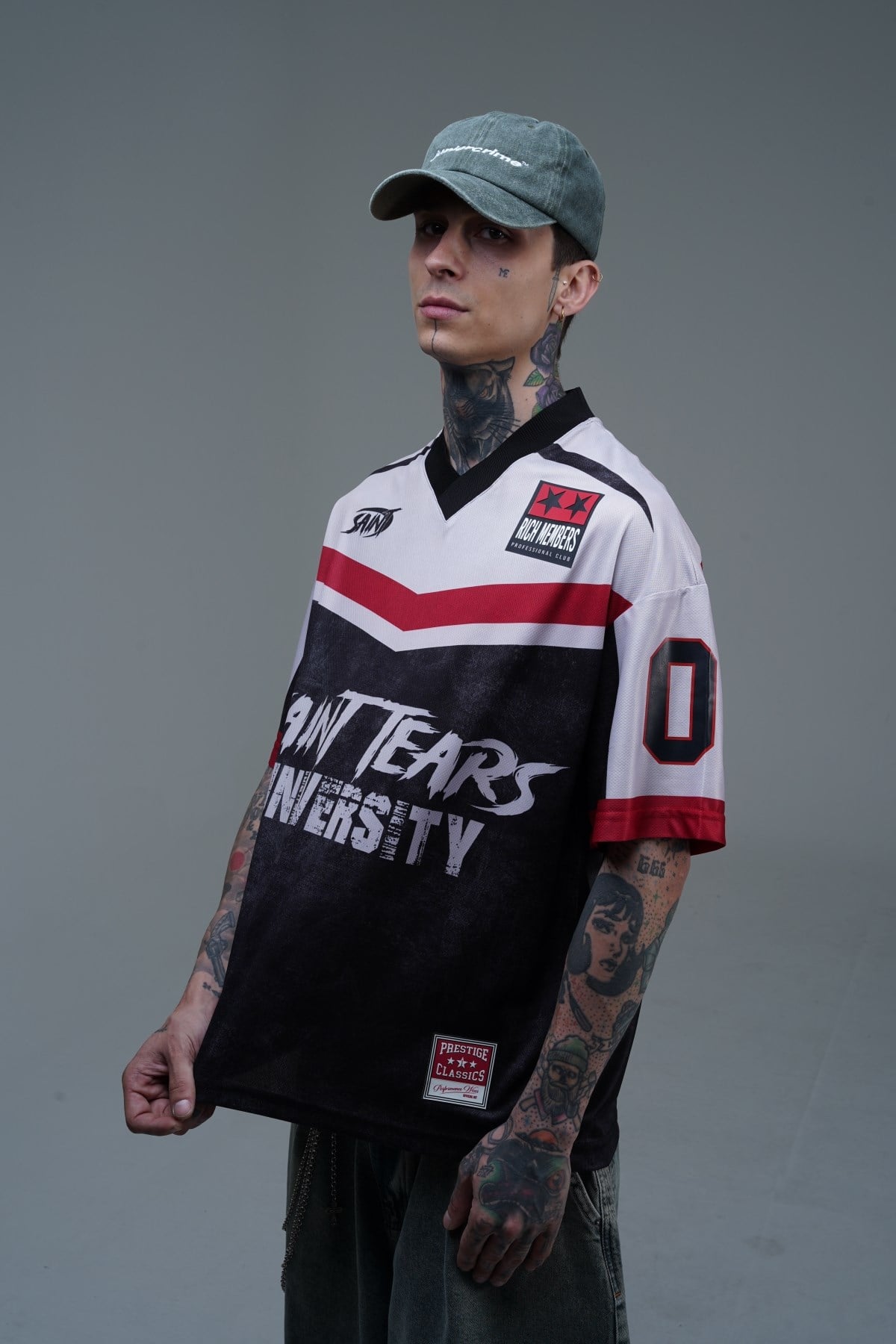 Saint Baskılı Oversize Forma Tshirt JC01 26Y198