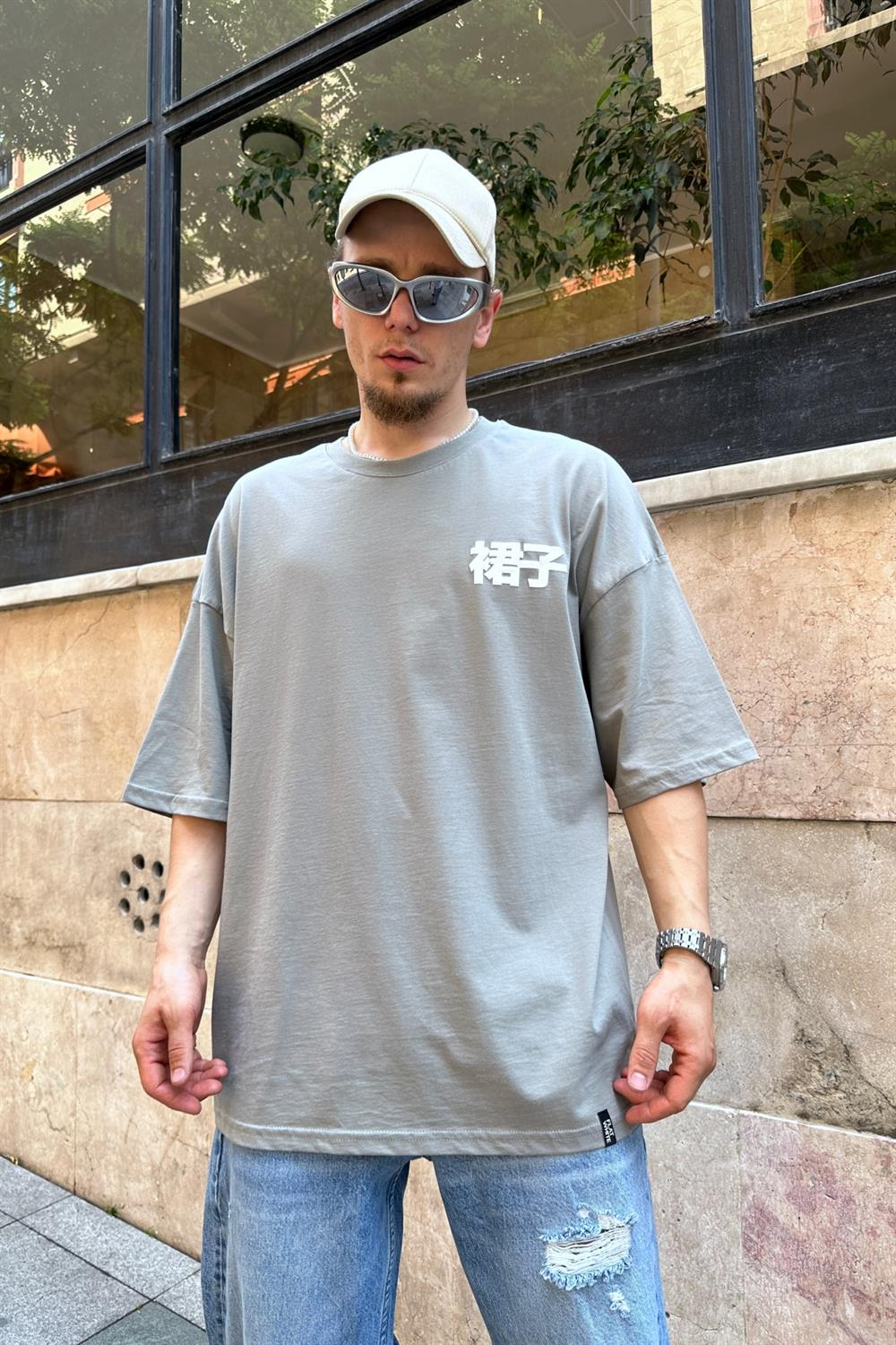 Saints Baskılı Oversize Tshirt T800