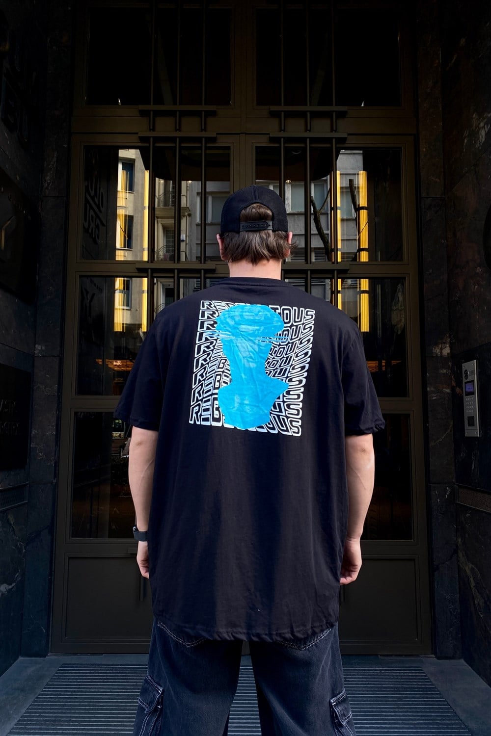 Sırt Baskılı Oversize Tshirt T506