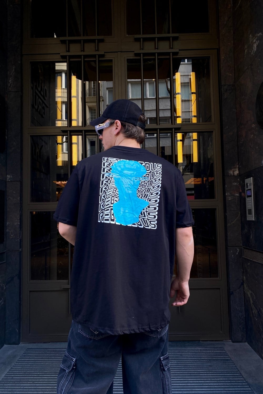 Sırt Baskılı Oversize Tshirt T506