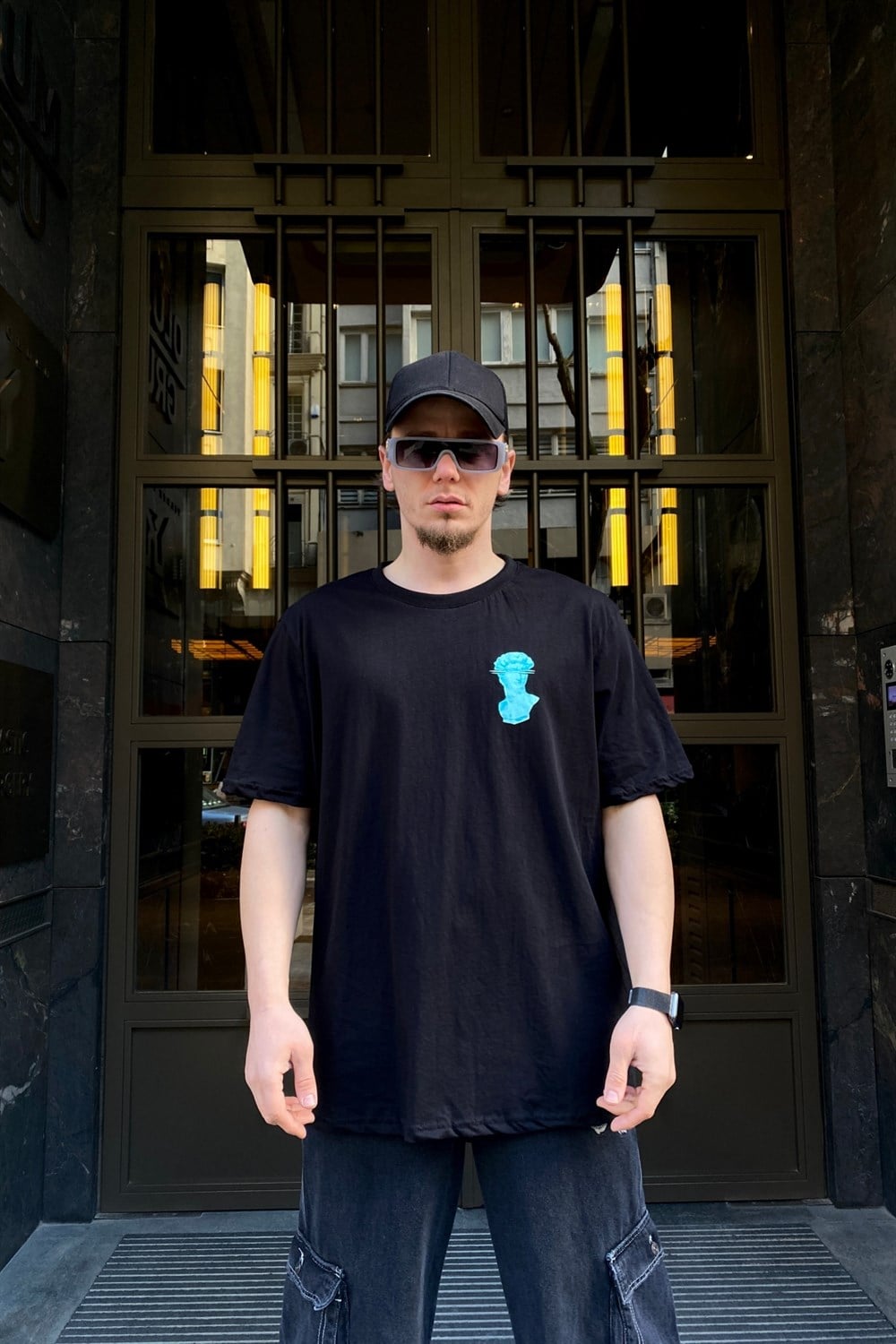Sırt Baskılı Oversize Tshirt T506