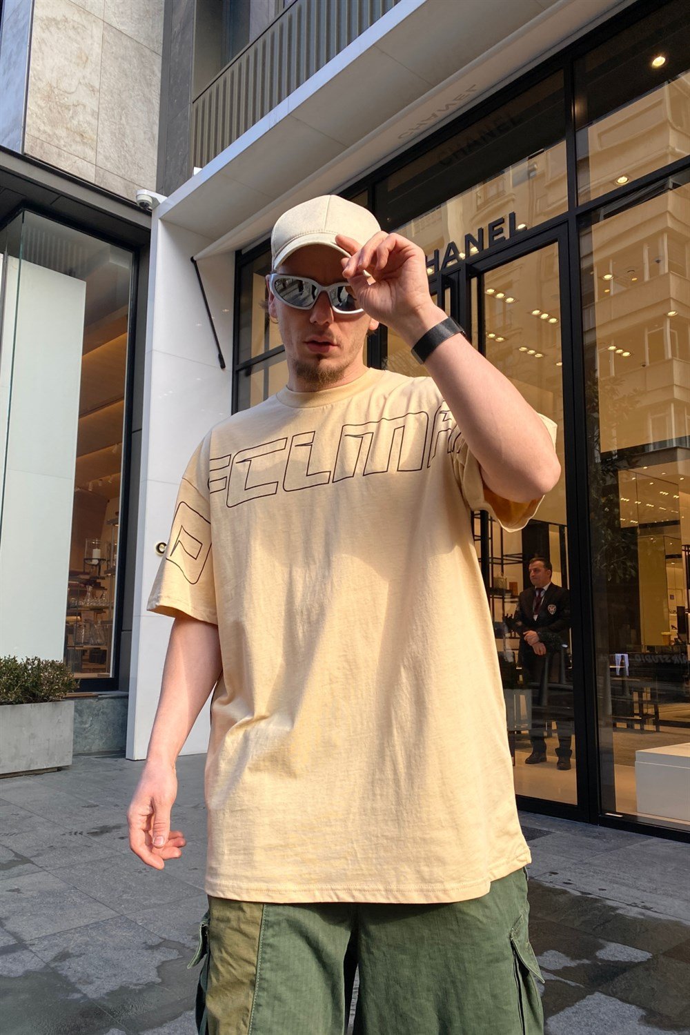 Sırt Baskılı Oversize Tshirt T507