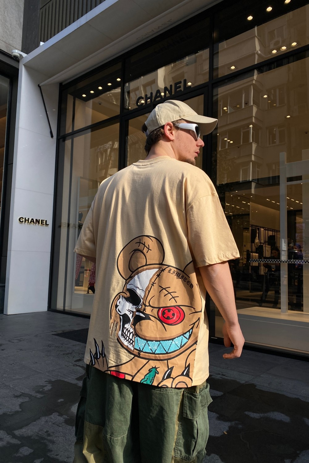 Sırt Baskılı Oversize Tshirt T507