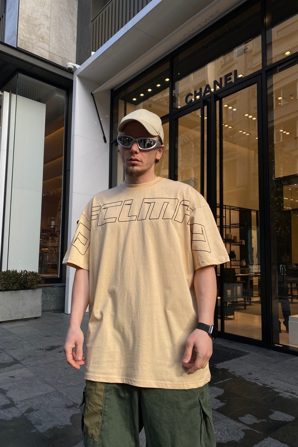 Sırt Baskılı Oversize Tshirt T507