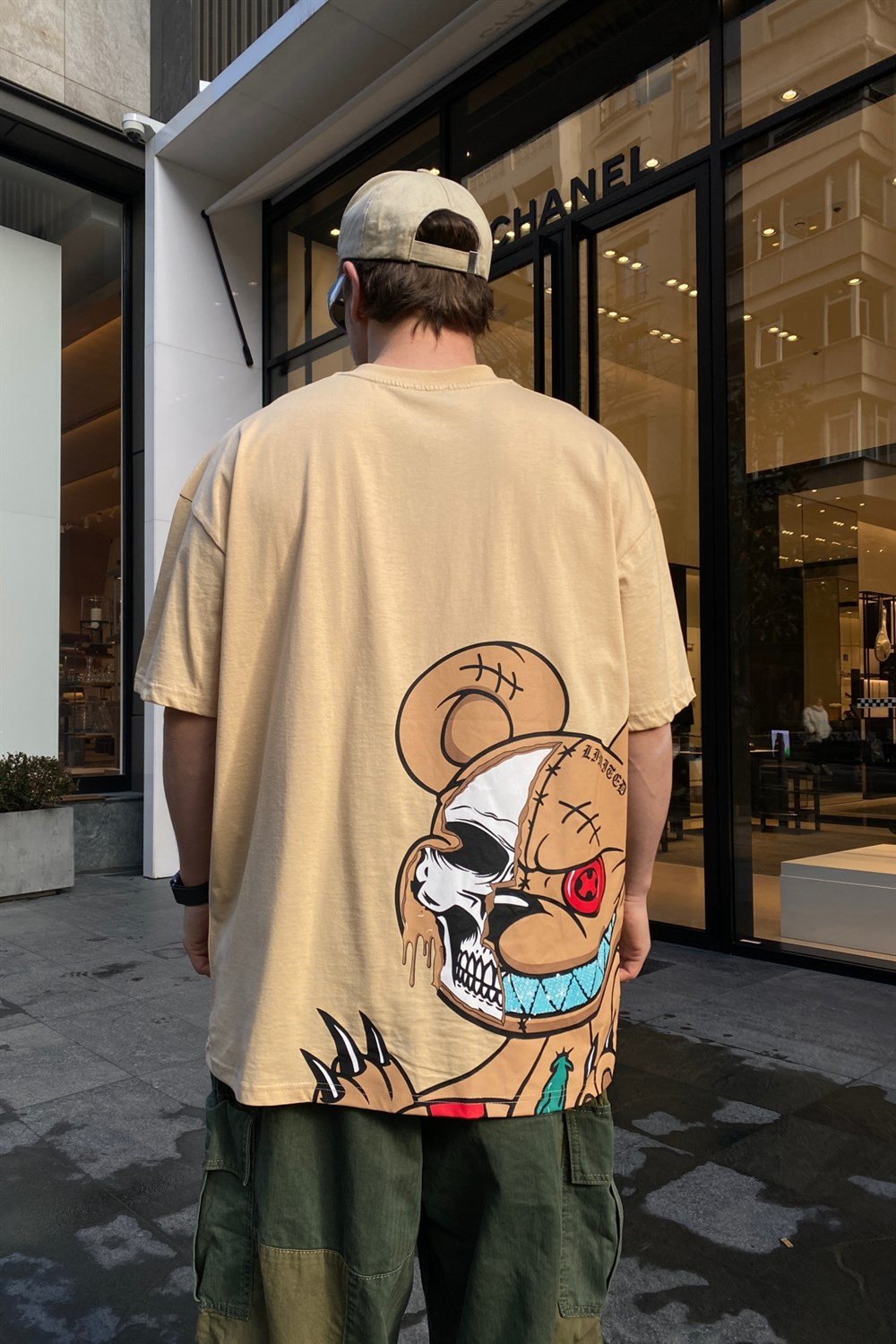 Sırt Baskılı Oversize Tshirt T507