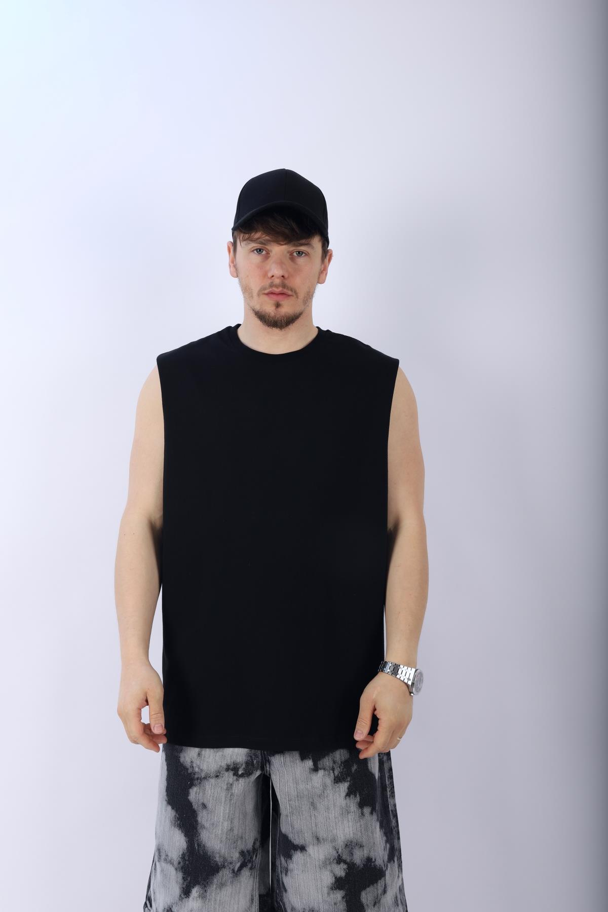 Siyah Asos Oversize Basic Atlet T980