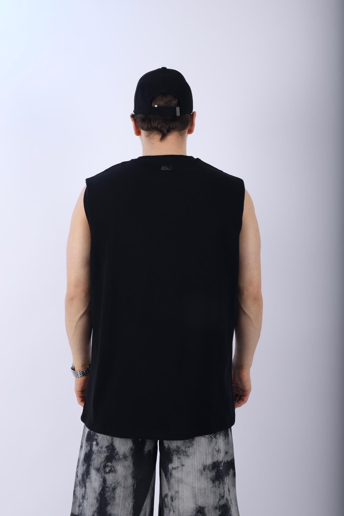 Siyah Asos Oversize Basic Atlet T980