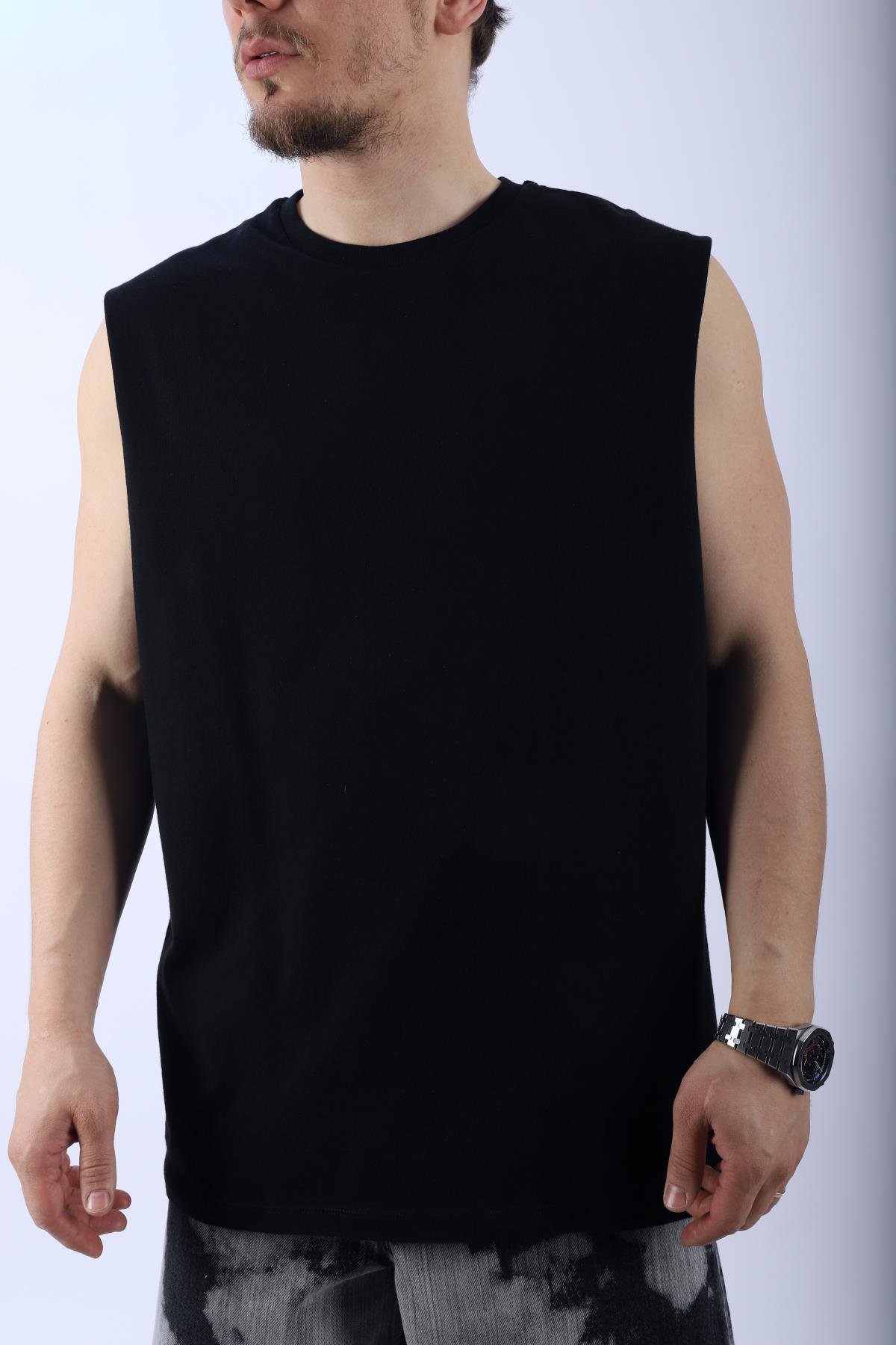 Siyah Asos Oversize Basic Atlet T980