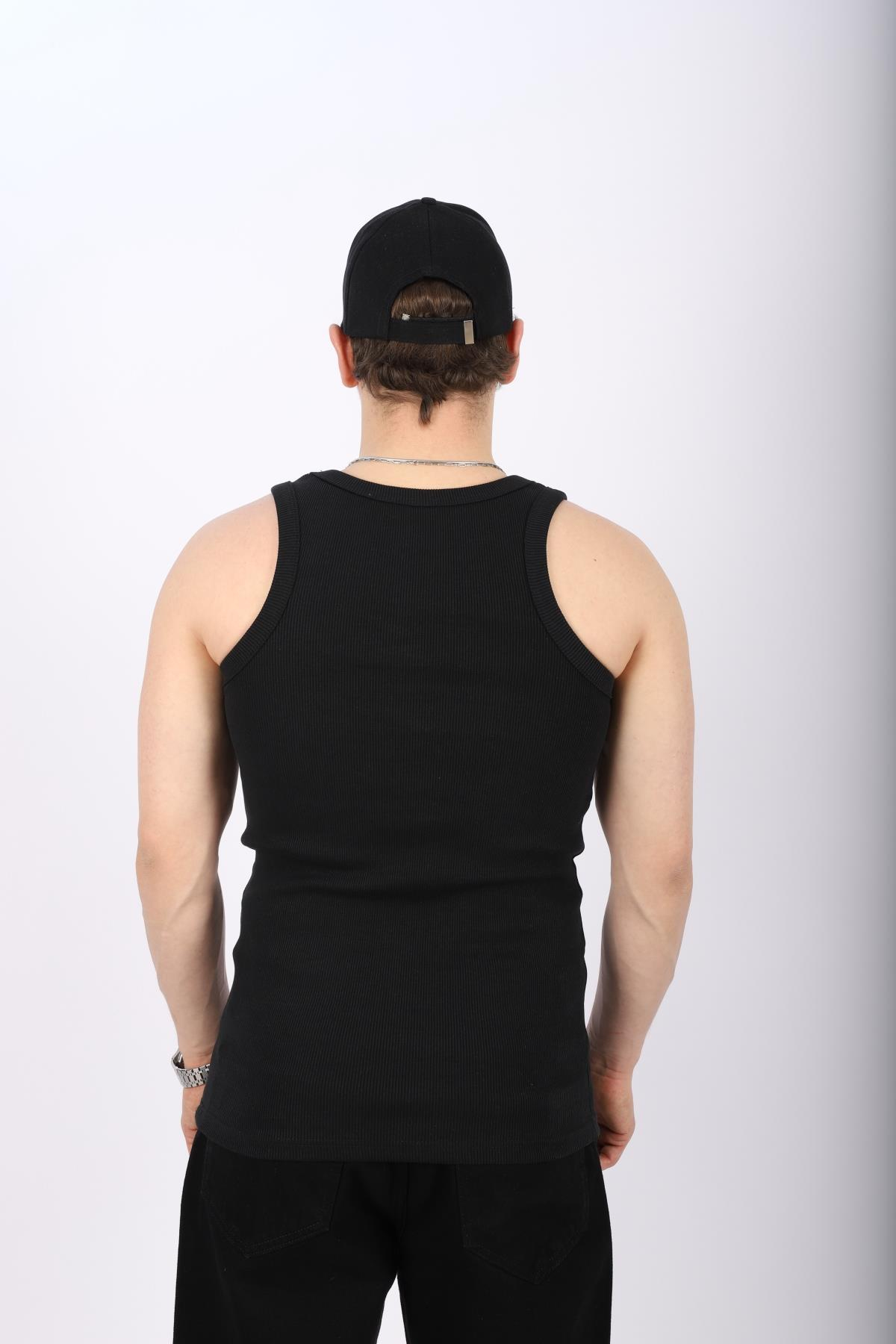 Siyah Basic Fit Atlet T1021