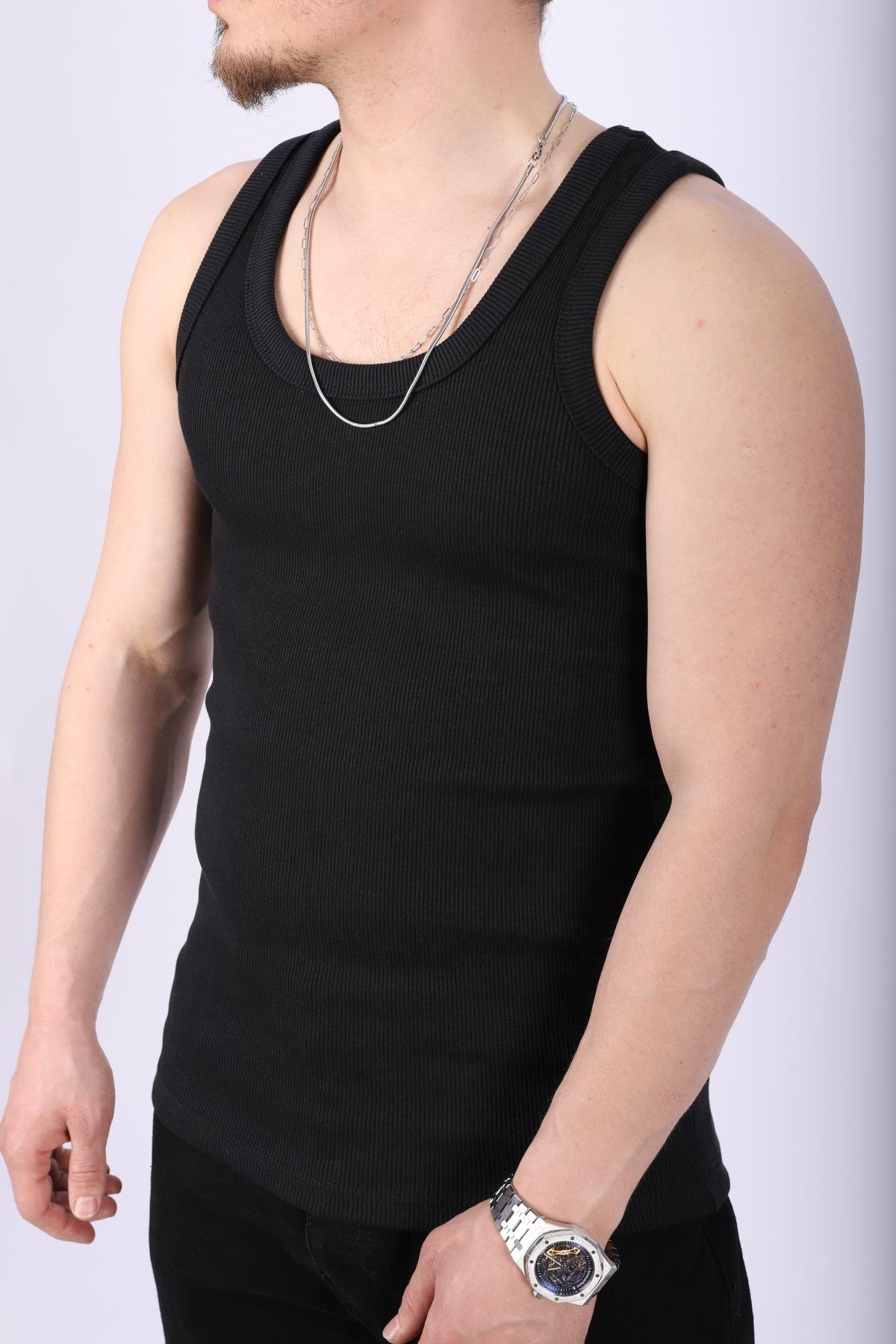 Siyah Basic Fit Atlet T1021