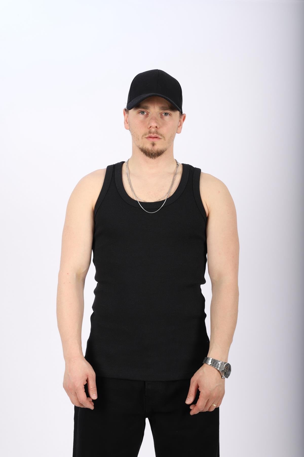 Siyah Basic Fit Atlet T1021