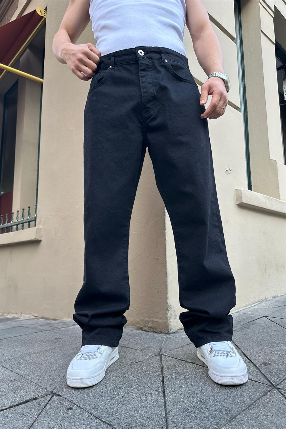 Siyah Basic Jean Pantolon P790
