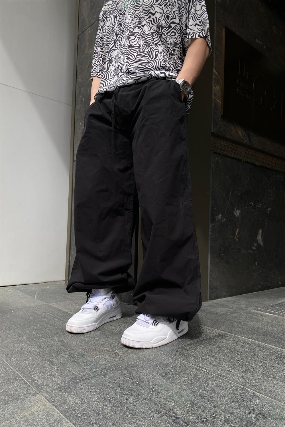 Siyah Combat Gabardin Pantolon P583