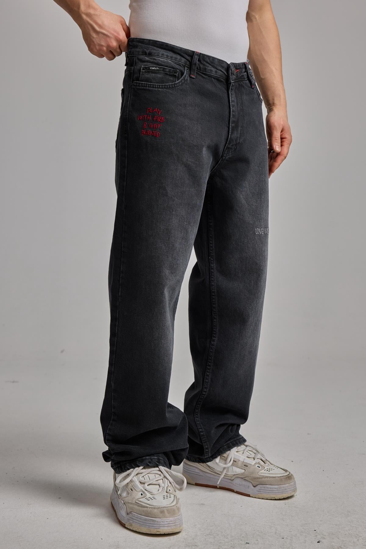 Siyah Jean 6553-L2