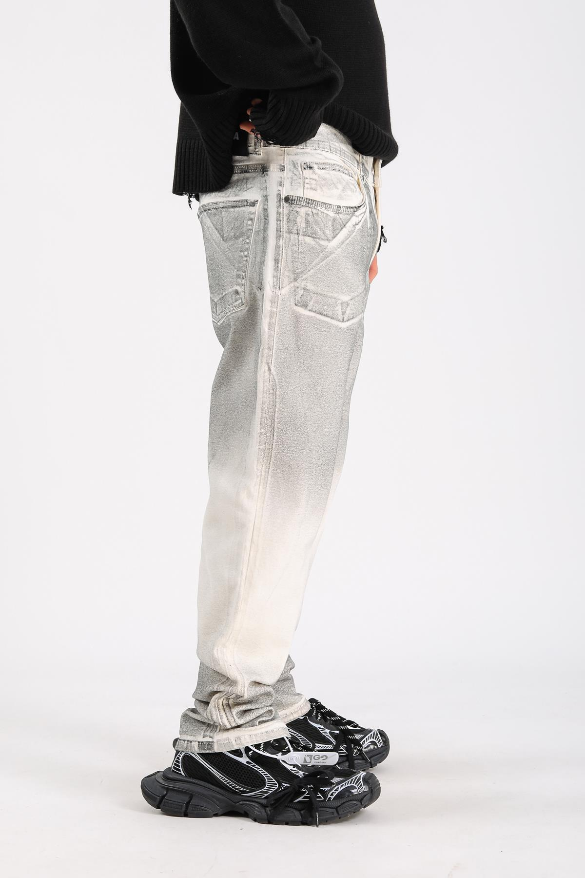 Slim Fit Washed Jean - Light Grey P1085