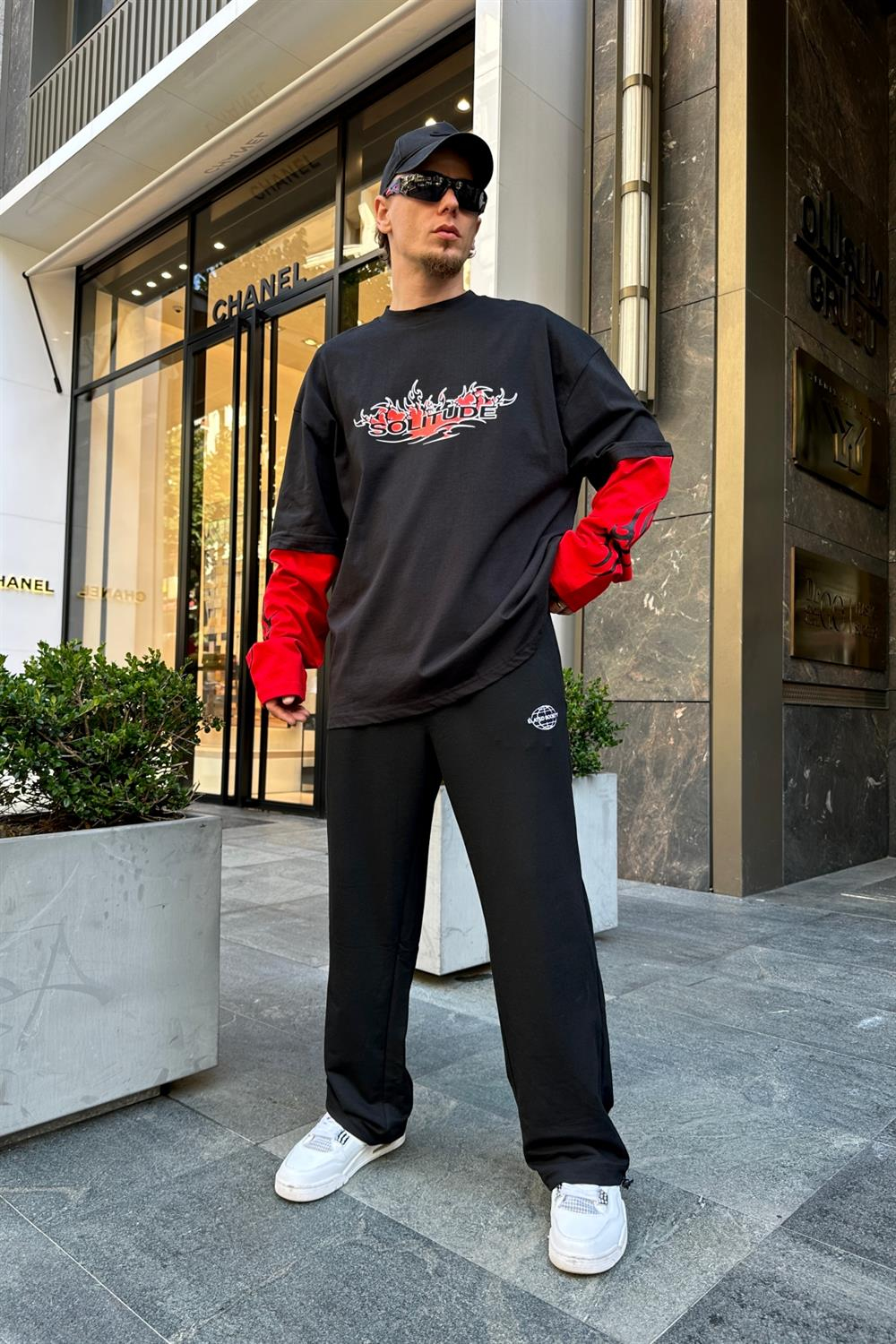 Solitude Baskılı Sleeved Sweatshirt SW867