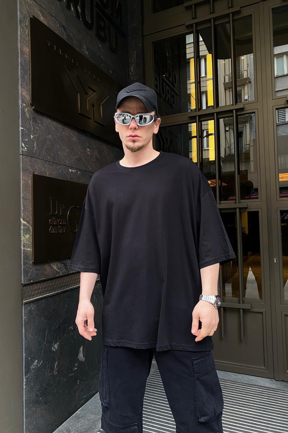 Space Legend Ufo Baskılı Oversize Tshirt T598