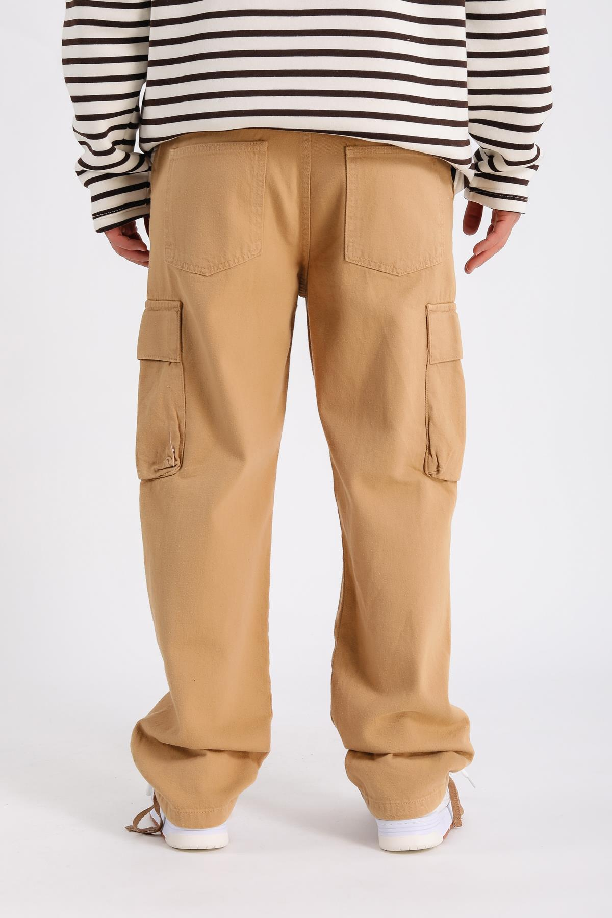 Taba Kargo Cep Gabardin Pantolon P1028