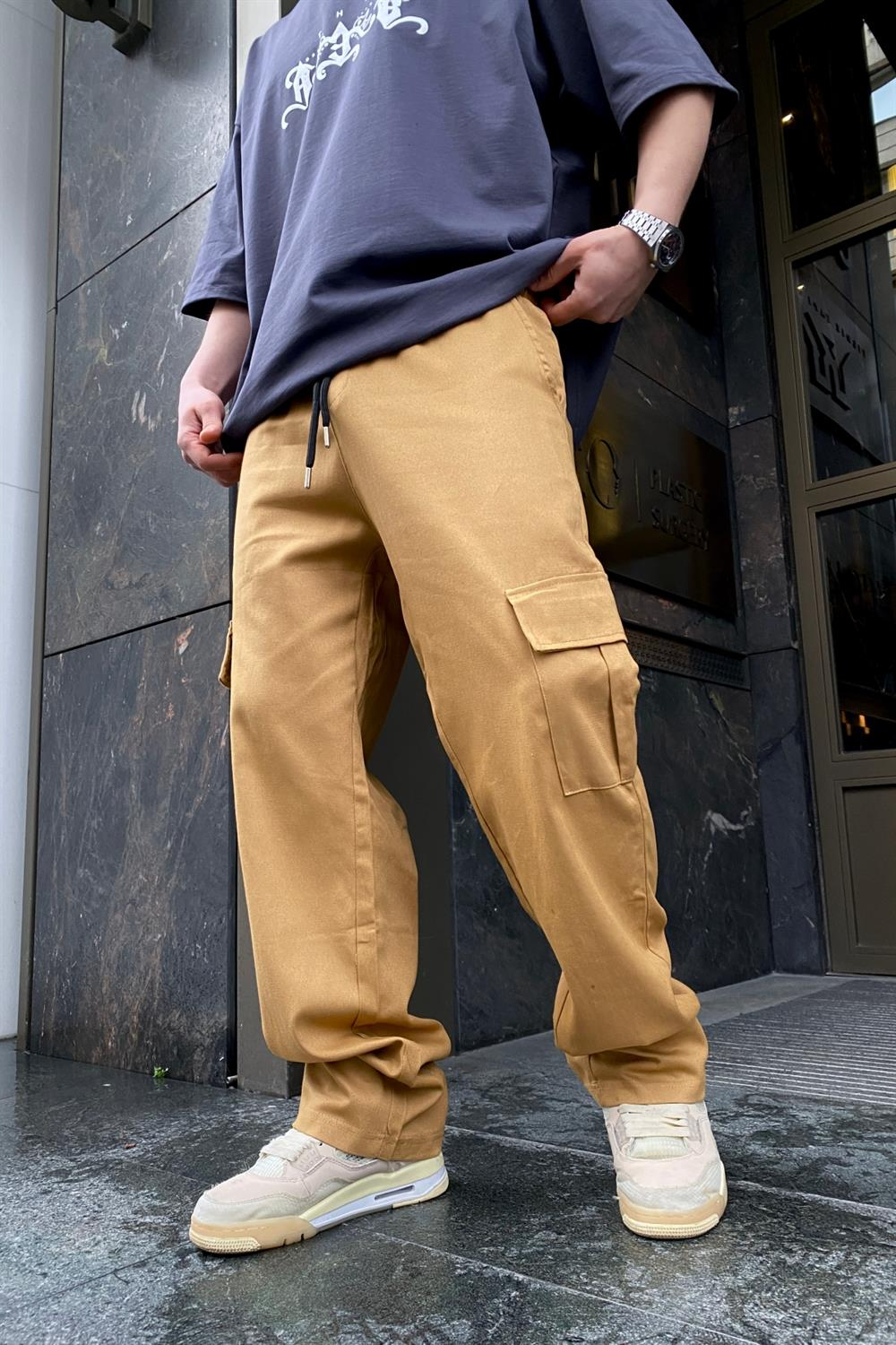 Taba Kargo Cep İnce Kumaş Pantolon P609