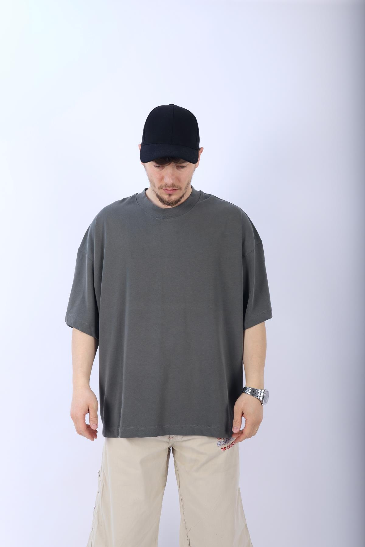 Tpm Haki Overisize Basic Tshirt T981