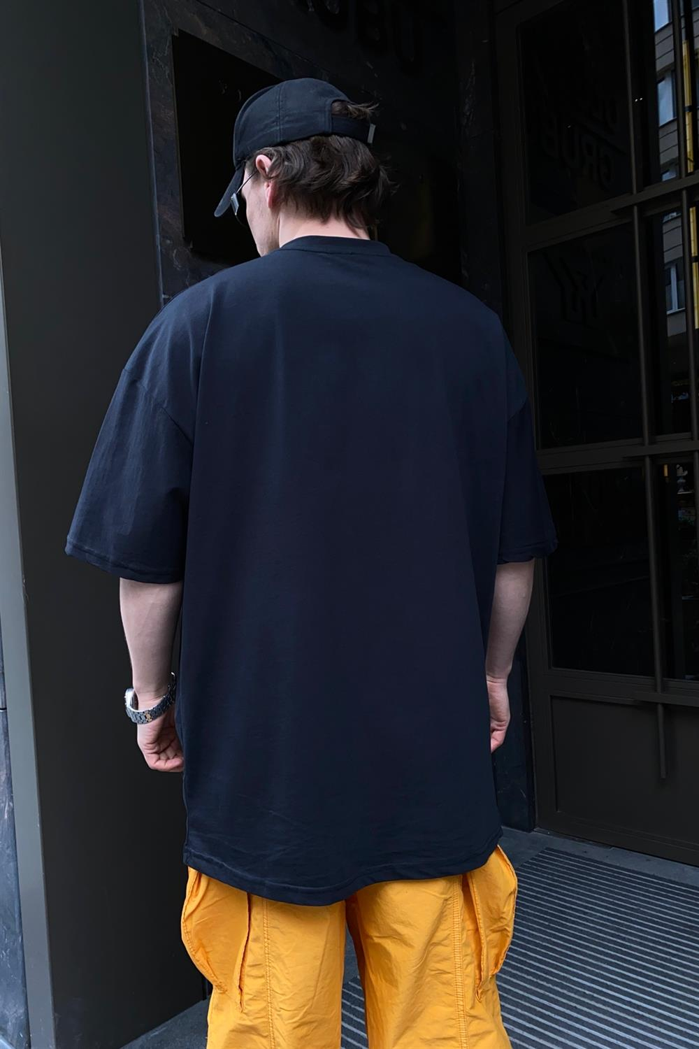 Vampir Diş Baskılı Oversize Tshirt T557
