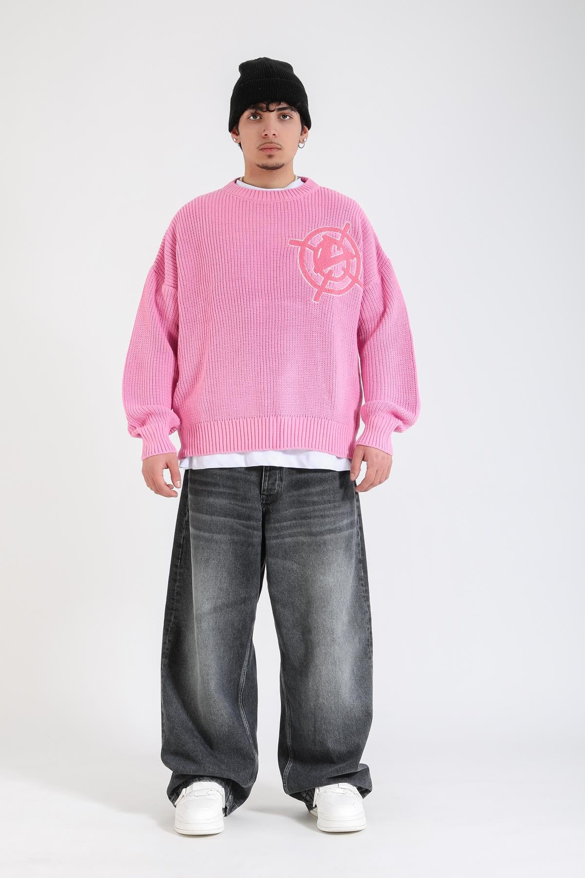 Vcnty Pembe Oversize Kazak KZK153
