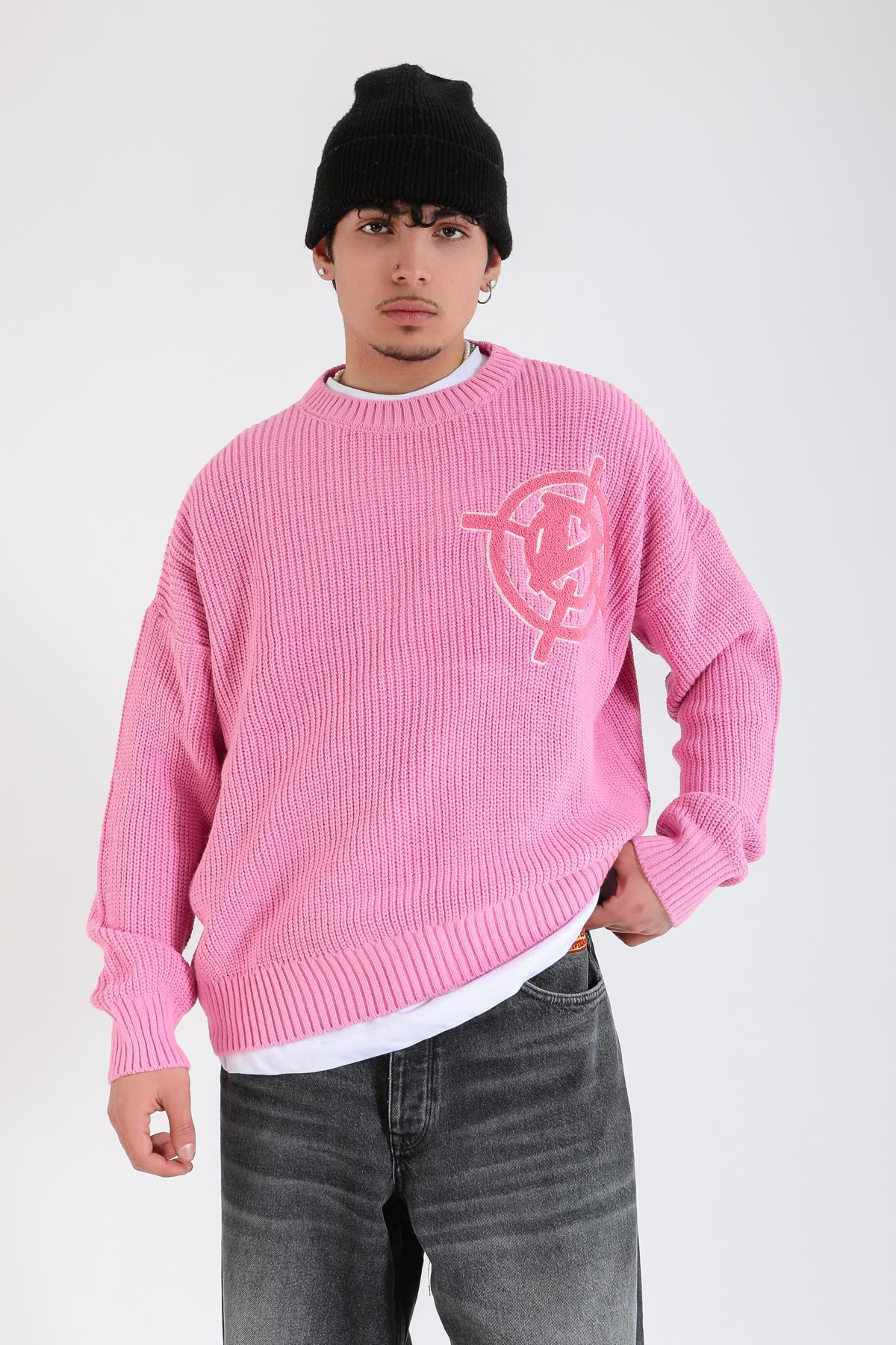 Vcnty Pembe Oversize Kazak KZK153