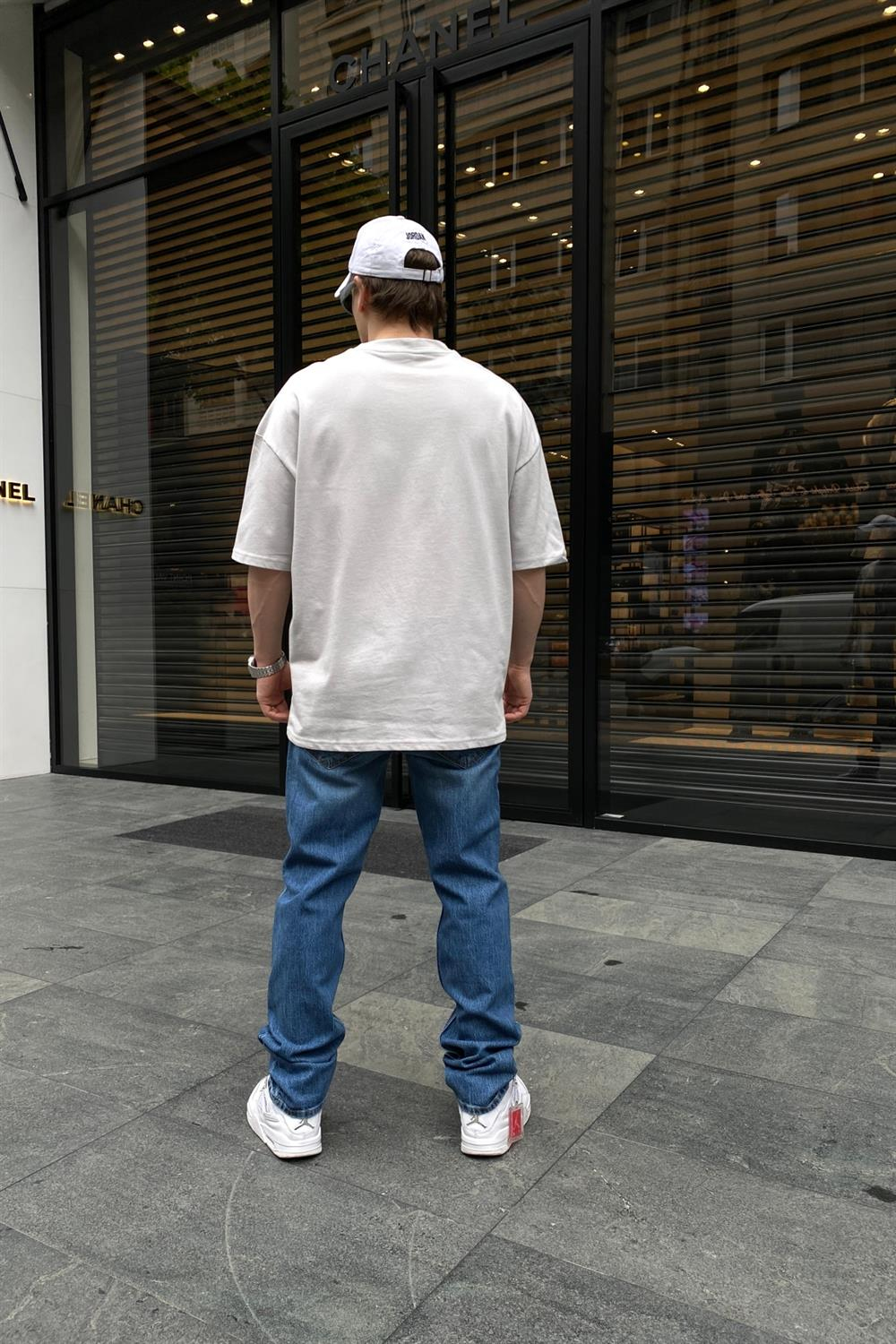 Vengeance Baskılı Oversize Tshirt T680
