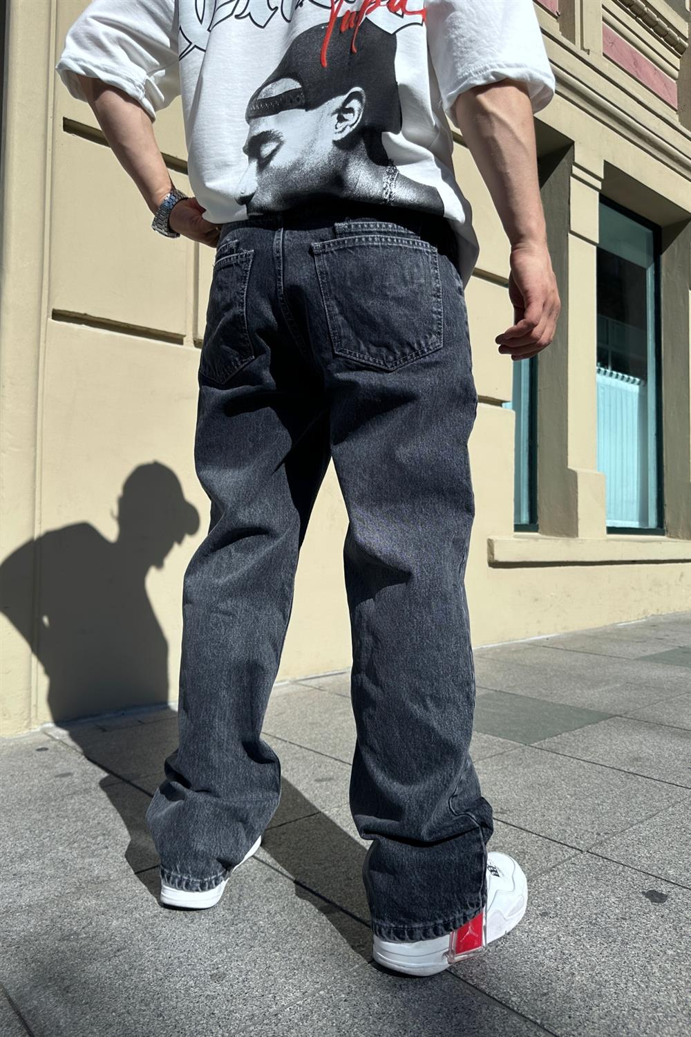 Vicinity Yeşil Nakışlı Füme Pantolon P723